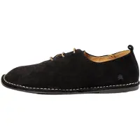 El naturalista unisex. 259741101005_001 Sapatos de couro N5974 preto (44), Plano, Cordão, Casual