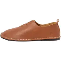 El naturalista unisex. 259741123005_023 Sapatos de couro N5974 Origem castanho (42), Marrom, Plano, Cordão, Casual