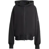 Adidas Casaco de treino em moletão 'Soft Lux' preto