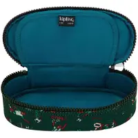 Kipling Estojo 'DUOBOX' verde claro / verde escuro / vermelho