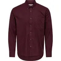 Only & Sons Camisa 'ONSJUPITER' vermelho rubi