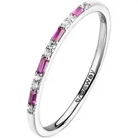 Brosway Bellissimo Anello In Argento Con Zirconi Fancy Passion Ruby Fpr144 Circuito 52 mm — Anello