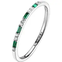 Brosway Delicato Anello In Argento Con Zirconi Fancy Life Green Flg149 Circuito 50 mm — Anello