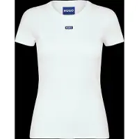 HUGO Camisa navy / branco