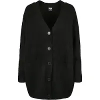 Urban Classics Casaco de malha oversized preto