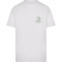Mister tee Camisa 'Andalucia Espana Limon Fresco' verde escuro / branco