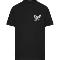 Mister tee Camisa 'Shared Strength' cinzento claro / preto