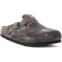 Birkenstock Tamancos Boston mulheres - Cinza - 40
