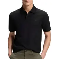 BOSS para homem. 50560227 Polo Phoenix preto (S), Casual, Algodão, Clássico, Manga curta