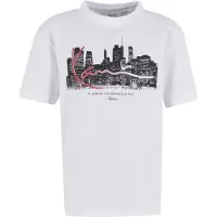 Karl kani Camisola 'Skyline' carmesim / preto / branco