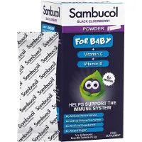 Sambucol borotalco sabugueiro preto vitamina C e D suporte do sistema imunitário vitaminas 14 unidades 22 g