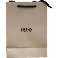 HUGO BOSS {{a1a20f5d02d73adf5ddea95abd223a4b}} Saco de compras em cartão Papel Branco