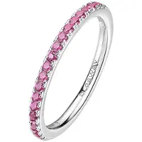 Brosway Anel de Prata Rubi Brilhante Fancy Passion FPR69 - Circunferência: 52 mm