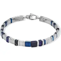 Liu Jo Bracciale Perline Uomo Lapislazzuli Mlj577 — Bracciale