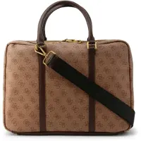GUESS , Vezzola, poliuretano, pasta de tecido, acessório para laptop, marrom, para homens
