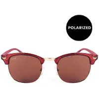 Vuch Occhiali da sole Brigida Metal Brown — Occhiali da sole polarizzati