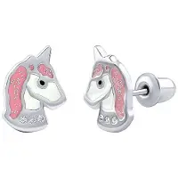 Silvego Orecchini In Argento Baggio Unicorni DCC056225E — Orecchini