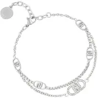 Liu Jo Bracciale Doppio Acciaio Con Cristalli Lj2903 — Bracciale