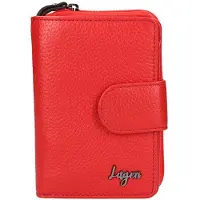 Lagen Portafoglio in pelle donna 038 rosso — Portafoglio