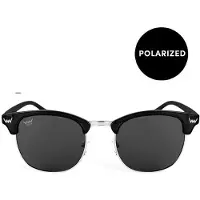 Vuch Occhiali da sole Brigida Metal Black — Occhiali da sole polarizzati