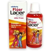 LACER Collutorio Fluoride 0,05 Fragola 500 ml — Collutorio