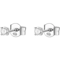 Brosway Brincos Fancy Infinite em Prata Branca FIW48/FIW49/FIW50 - Diâmetro: 0,4 cm