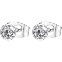 Brosway Brincos EM aço cintilante com cristais chakra BHKE048