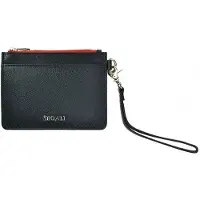 SEGALI Mini Portafoglio-Portachiavi In Pelle nero — Portafoglio