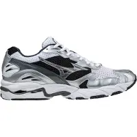 Mizuno - Ténis e sneakers - S.L.Wave Rider 10 White/Silver/Black para Homem - Tamanho 11 UK - Cinzento