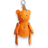 Ralph Lauren para mulher. 427P13276006 Adorno Polo Bear de pele para bolsa laranja (OSFA), Casual
