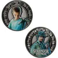 Fanatic Moeda Colecionável E Moeda De Hopper Stranger Things Onze 4 Cm