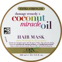 OGX Coconut Miracle Oil Máscara Capilar Fortalecedora Profunda com Óleo de Coco 300ml