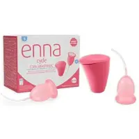 Enna Ciclo Copo menstrual tamanho S esterilizador 2 copos