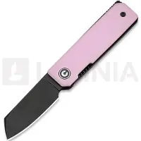 CIVIVI Kukei, Powder Pink G-10, Black Stonewash