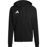 Adidas Casaco de treino em moletão 'Entrada26' preto / branco