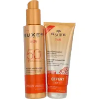 Nuxe Conjunto : Sun Champô Pós-Solar para Cabelo e Corpo 100 ml + Sun Spray Solar SPF 50 150 ml