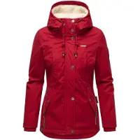 MARIKOO Parka de inverno 'Bikoo' vermelho rubi