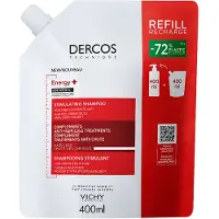 VICHY Dercos Énergisant Shampooing Complément Anti-Chute RECARGA 400 ml