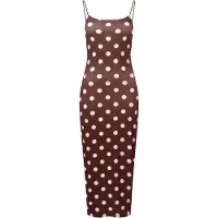 Cloud5ive Vestido castanho / rosa pastel