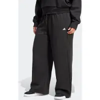Adidas CALÇAS DE BAINHA ABERTA FEEL COZY COM LOGÓTIPO PEQUENO ESSENTIALS (PLUS SIZE)
