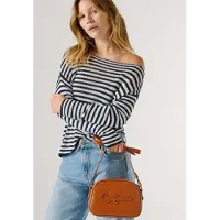 Pepe Jeans para mulher. PL0300113 Saco castanho Danara Bass (OSFA), Marrom, Casual, Poliuretano