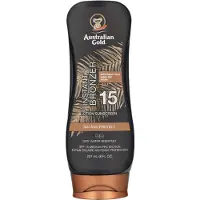 Australian Gold Instant Bronzer Lotion Sunscreen Tan and Protect 237 ml SPF15