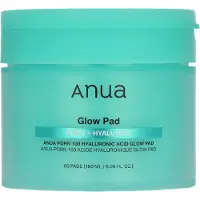 ANUA PDRN 100 Acido Ialuronico Glow Pad Hidratante Iluminador 180ml 60 pz