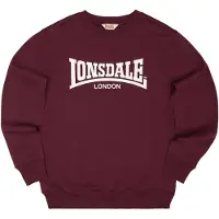 Lonsdale Sweatshirt 'Welham' bordeaux