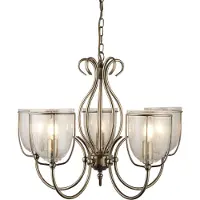 Searchlight Candeeiro suspenso Silhouette 5 luzes