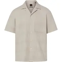 BOSS para homem. 50559322 Camisa bege Rayer (XL), Casual, Algodão, Manga curta