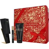 Carolina Herrera Bad Boy Eau De Toilette Spray 100ml conjunto formato por 3 Peças