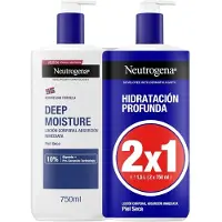 Neutrogena Formula Deep Moisture Body Lotion 2 X 750 ml