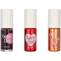 Benefit Conjunto Lip Tints to Love - Conjunto de presente líquido para lábios e bochechas