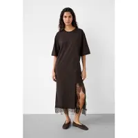 Soaked in luxury Vestido 'SLJina' castanho
